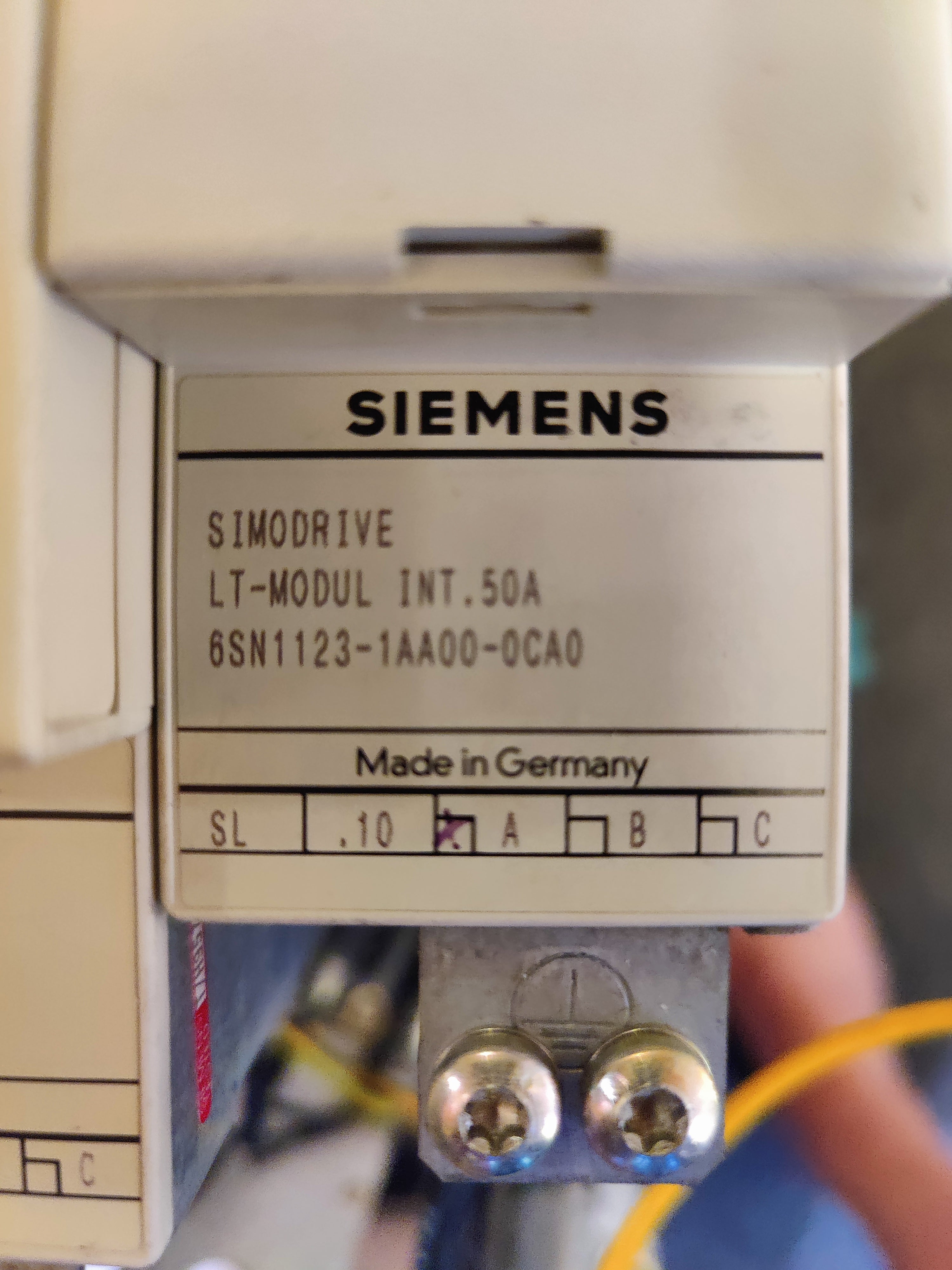 Siemens Simodrive 611 Modulo Lt 6SN1123-1A00-0A2 - Usato Funzionante