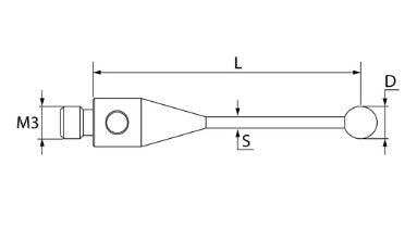 Tastestift, M3, 40mm, Ø3 (H00027408)