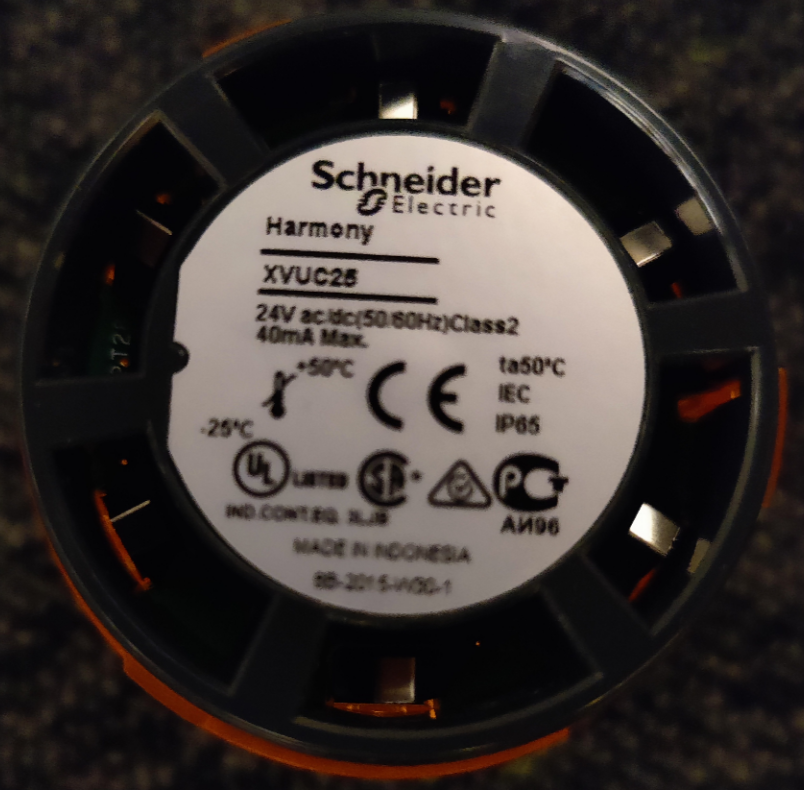 Schneider Electric, XVUC25, Orange LED