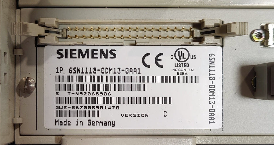 Simodrive 611D, Reg. kort, 2 akset, motormålesystem + Direkte målesystem 1Vss (6SN1118-0DM13-0AA1)