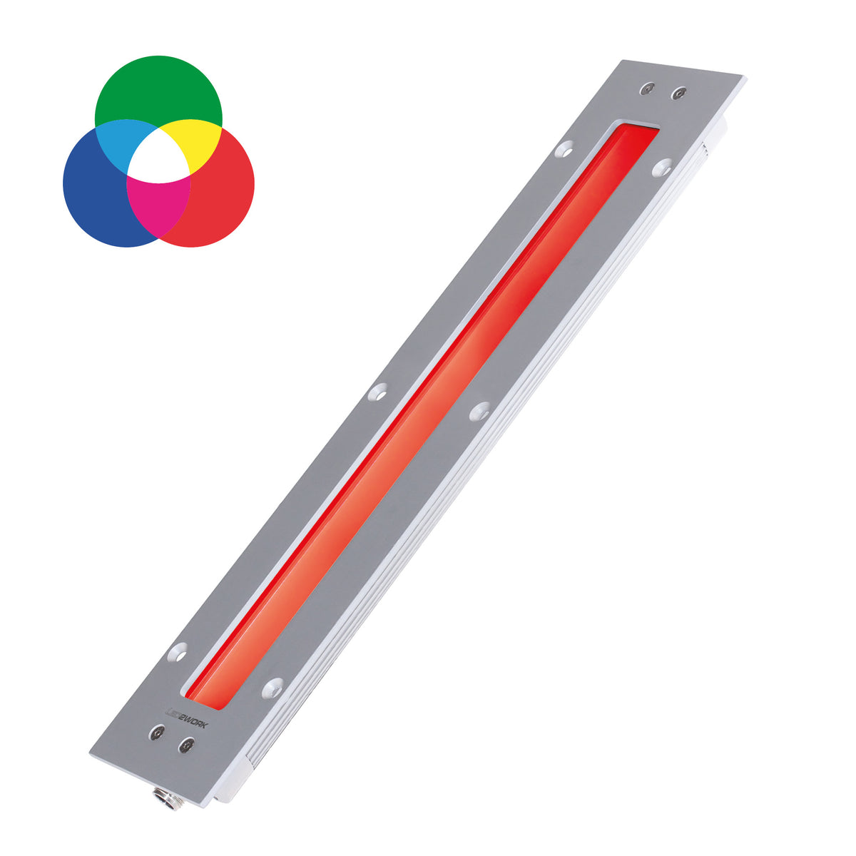 LED2WORK TUBELED_40 II RGB-W kombinerer præcis maskinbelysning med kraftfuld RGB-signalering
– alt samlet i et kompakt og robust hus, der modstår olie, spåner og vibrationer.

Det blændfri hvide lys og de konfigurerbare RGB-farver giver både optimal belysning og tydelig statusindikering præcis dér, hvor det er vigtigst. - shop.cncmidt.dk