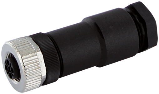 MURR Elektronik, M12 stik, lige, hun, 4-polet, S-kodet (Art No. 7000-P6611-0000000)