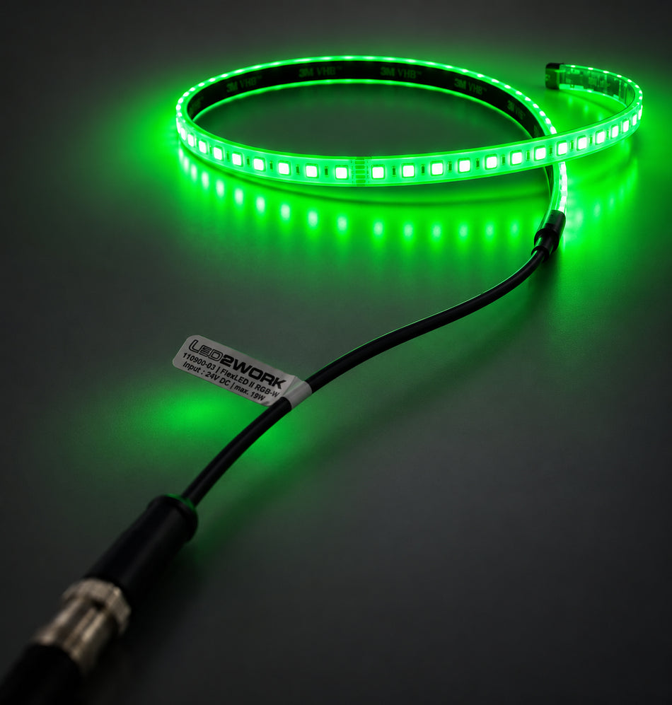 FlexLED II - RGB-W, med M12 stik, 24V DC