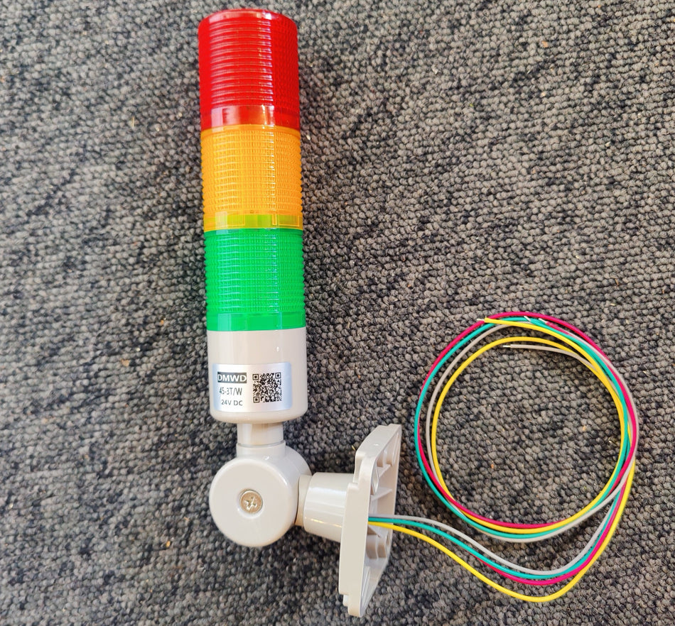 DMWD, Lystårn, 24vdc, LED, Rød/Gul/Grøn
