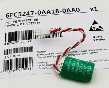 Sinumerik 810D/840D, 3V backup batteri for CCU/NCU-BOX (6FC5247-0AA18-0AA0)