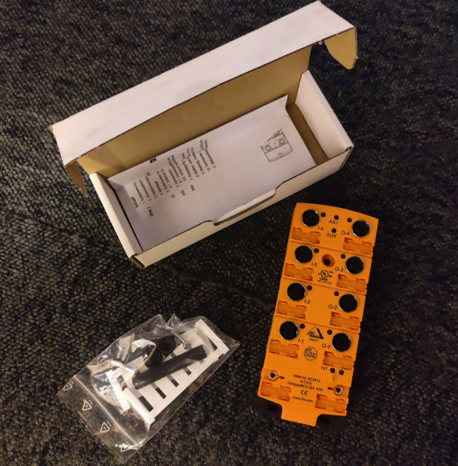 IFM, AS-i, CompactLine M12, 4DI, 4DO (AC2412)